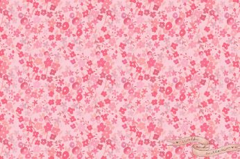 Pink pattern flower wallpaper