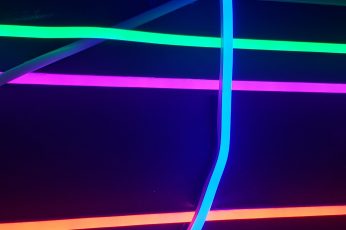 Assorted-color neon lights