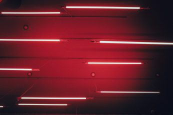 Red LED lights Wallpaper