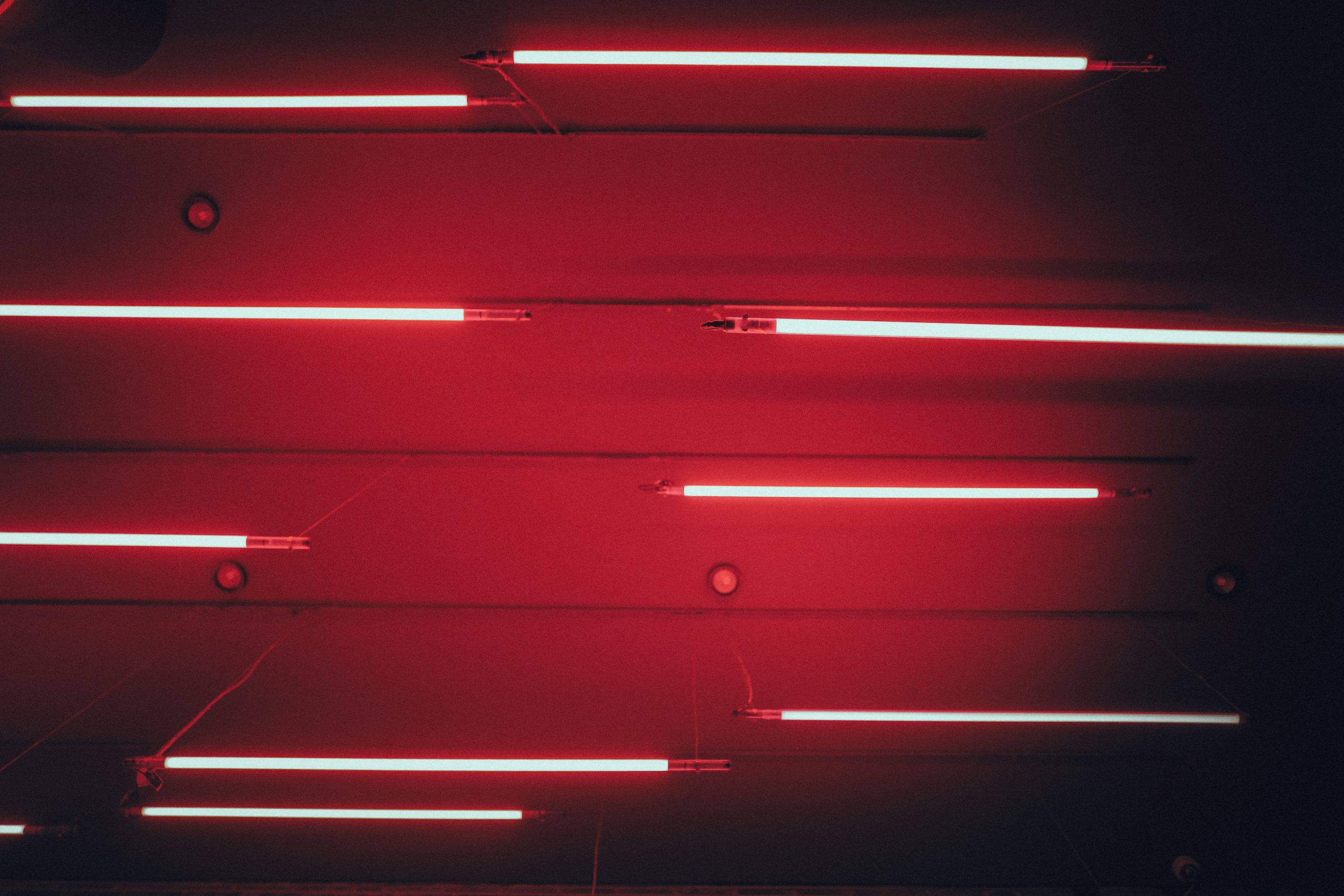 Red LED lights Wallpaper