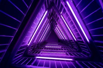 Purple and black pyramid wallpaper