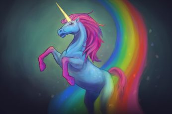 Unicorn Rainbow Wallpaper