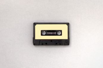 Retro style cassette wallpaper