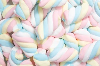Multicolored marshmallow lot