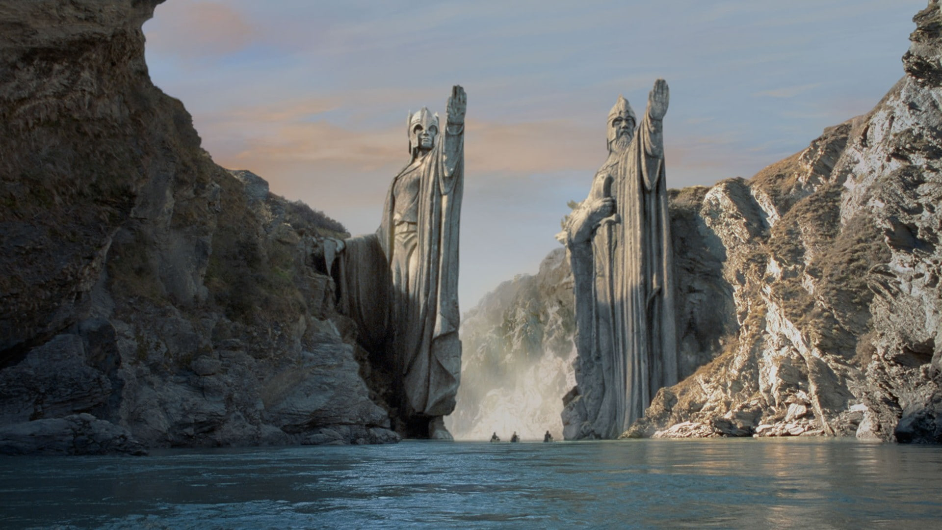 The Lord of the Rings: The Fellowship of the Ring movies Argonath wallpaper