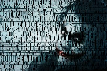 Batman Joker poster The Dark Knight Heath Ledger movies quote wallpaper