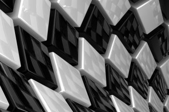 Abstract wallpaper, 3D Abstract, geometry, digital art, low angle view