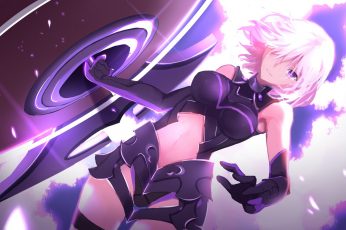 Pink-haired female anime character, Fate/Grand Order, Shielder (Fate/Grand Order) wallpaper