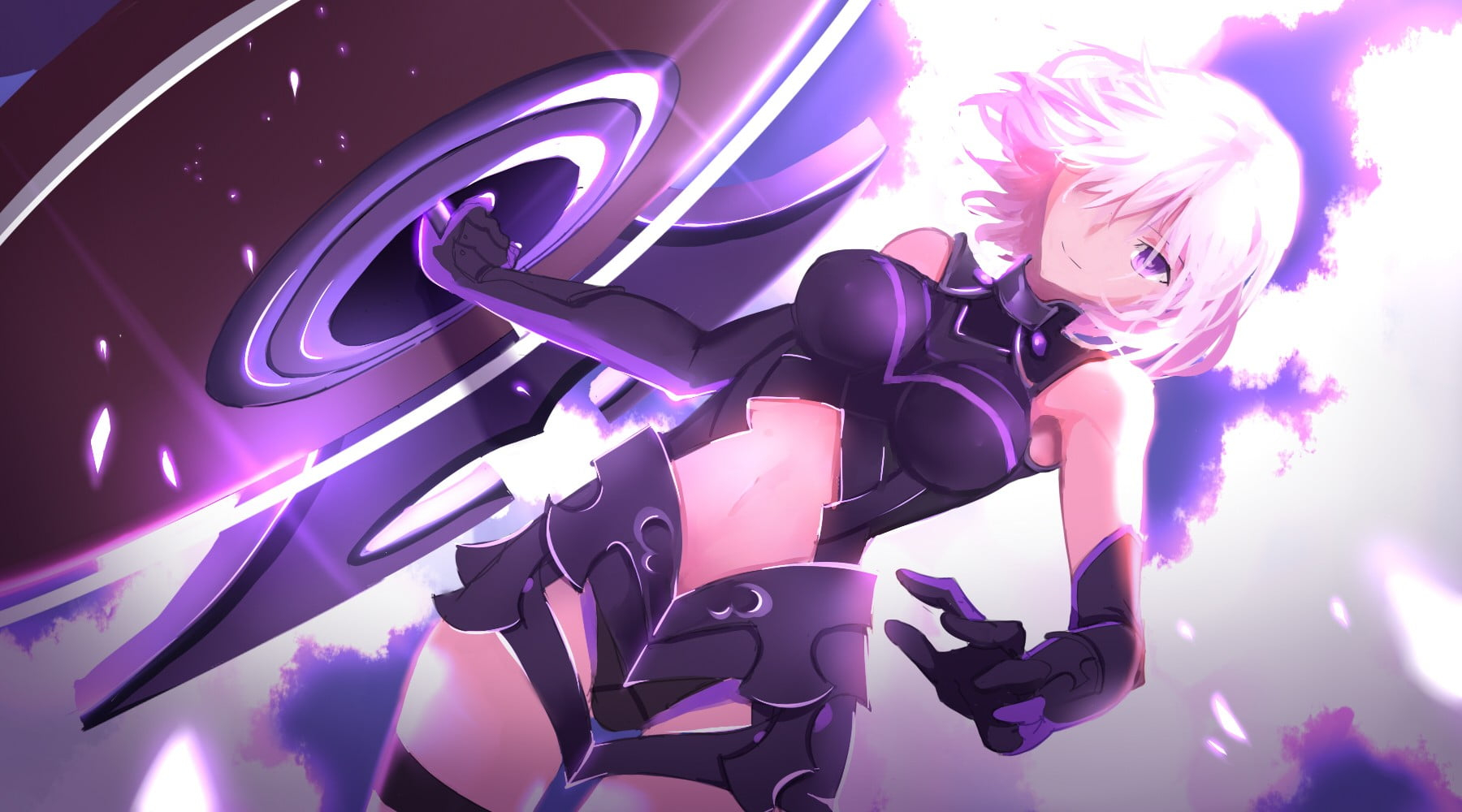 Pink-haired female anime character, Fate/Grand Order, Shielder (Fate/Grand Order) wallpaper