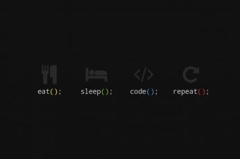 Wallpaper eat, sleep, code, and repeat logos, Eat Sleep Code Repeat, programming