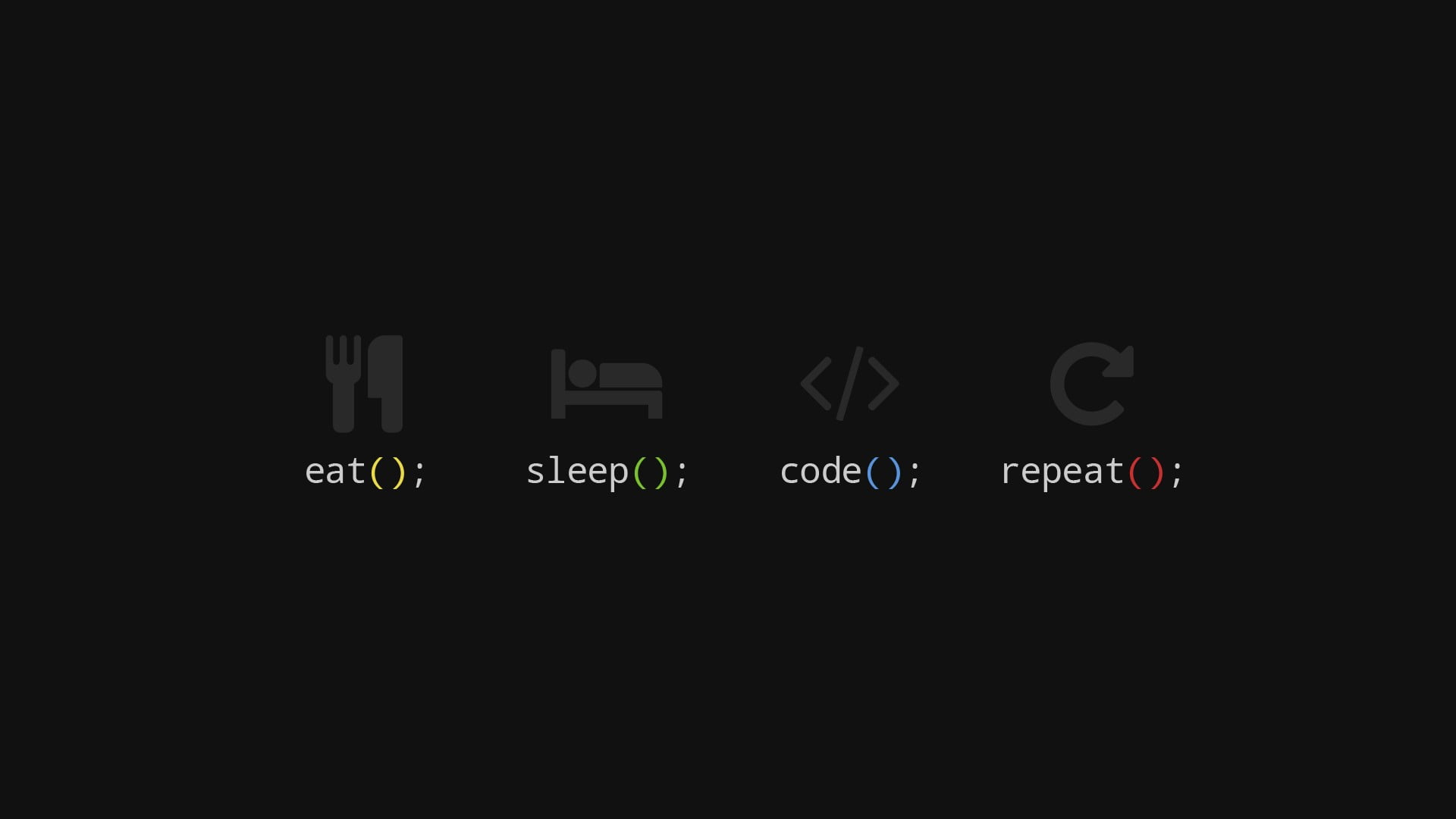 Wallpaper eat, sleep, code, and repeat logos, Eat Sleep Code Repeat, programming