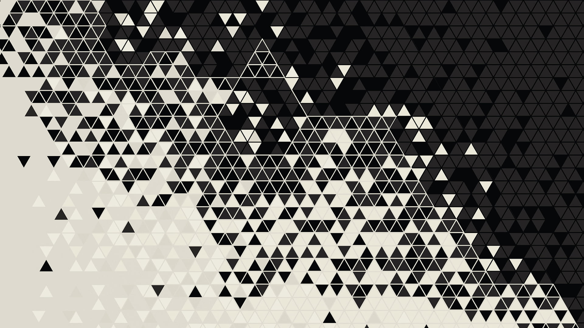 Wallpaper white and black abstract wallpaper, pattern, digital art, triangle