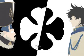 wallpaper Anime, Black Clover, Asta (Black Clover), Yuno (Black Clover)