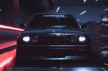 black car time-laps wallpaper, CROWNED, Need for Speed, BMW M3 wallpaper