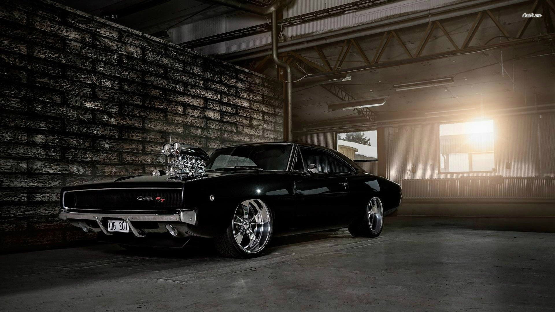 Wallpaper black muscle car, Fast and Furious, Dodge Charger, muscle cars
