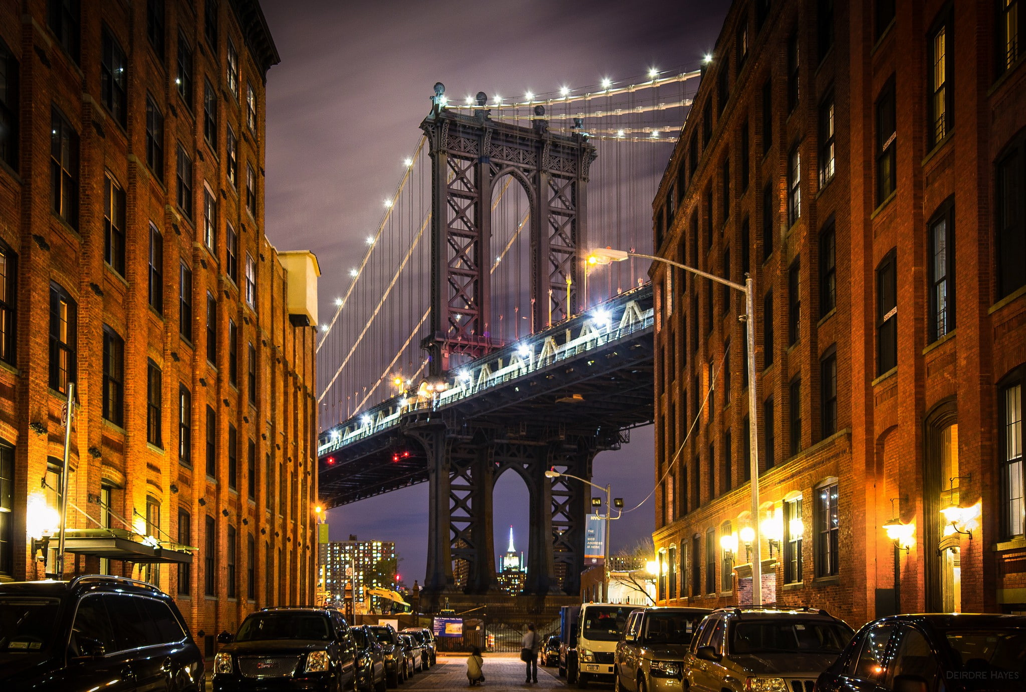 Wallpaper USA, Brooklyn bridge, New York, Manhattan, street, home