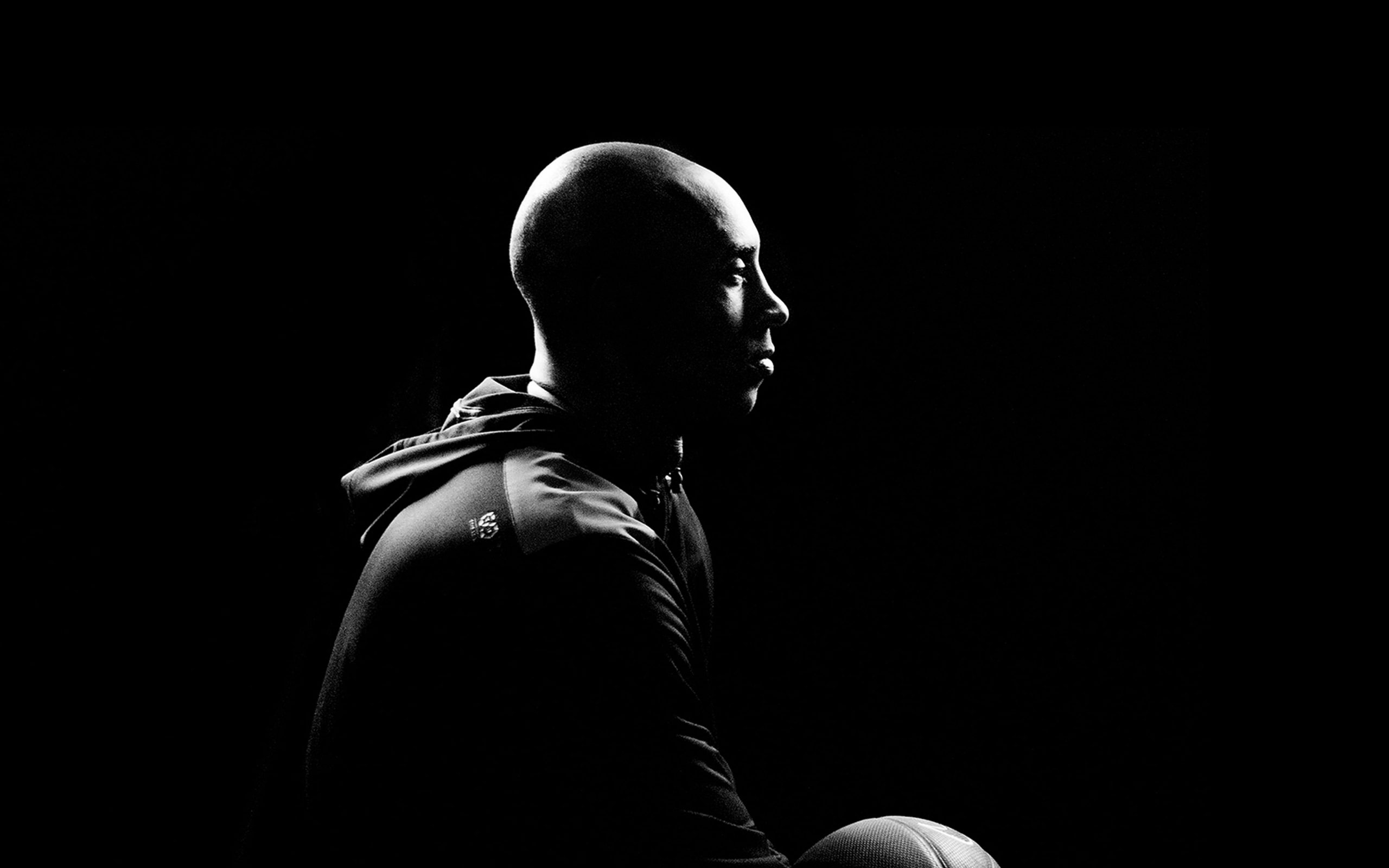 Kobe, bryant, nba, sports, basketball, dark, one person, black wallpaper