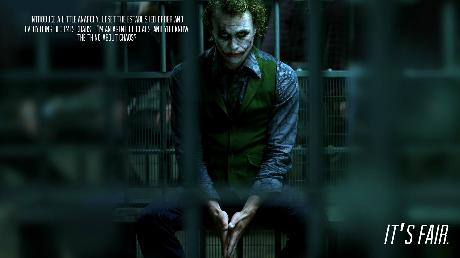 The Joker, Heath Ledger, The Dark Knight, movies, text, Batman wallpaper
