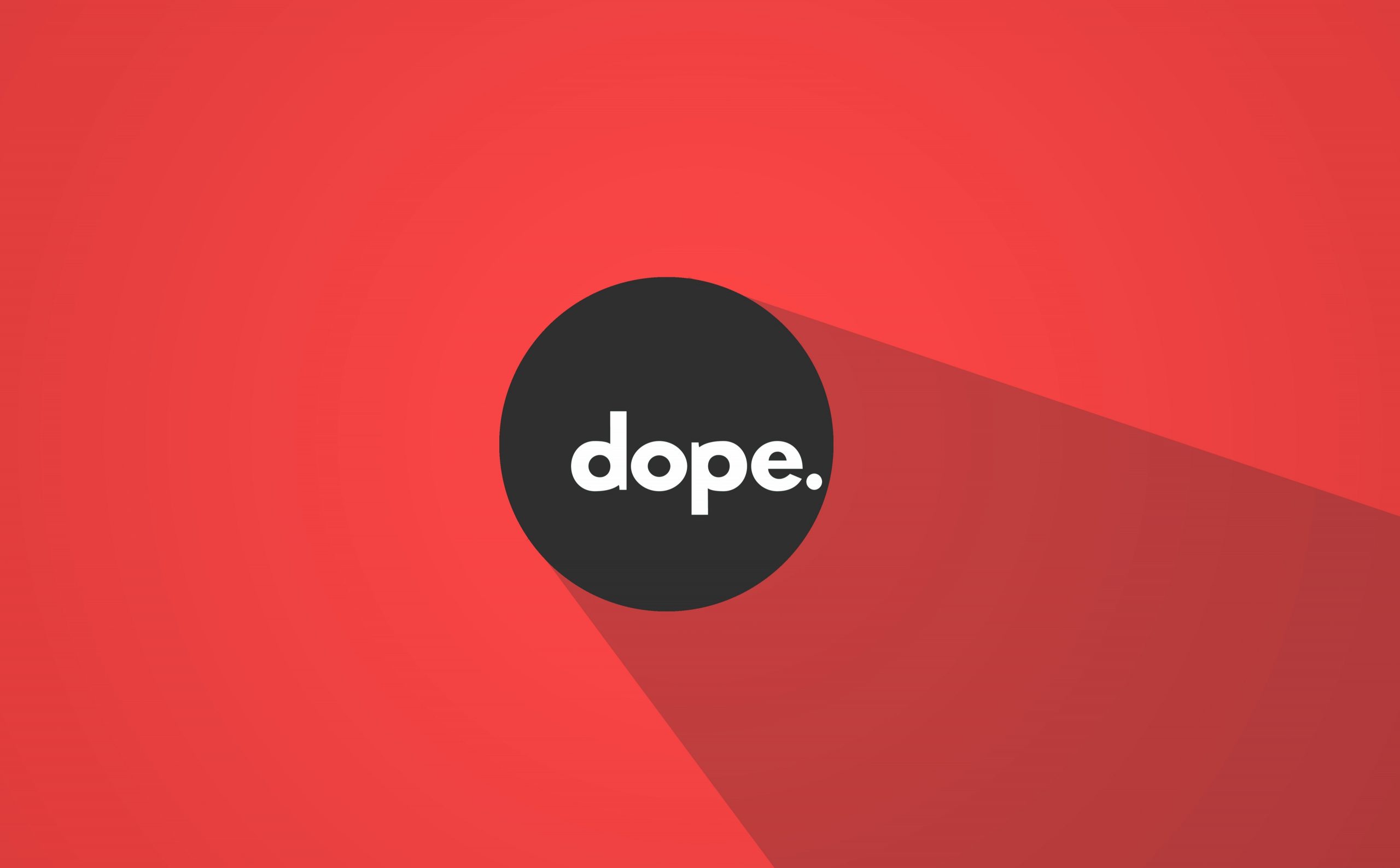 Dope. wallpaper, Artistic, Typography, design, red, communication, no people