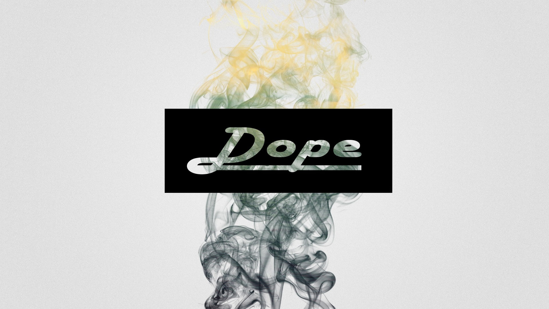 Dope wallpaper, smoke, white, simple background