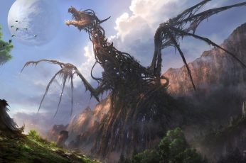 Fantasy dragon HD wallpaper download