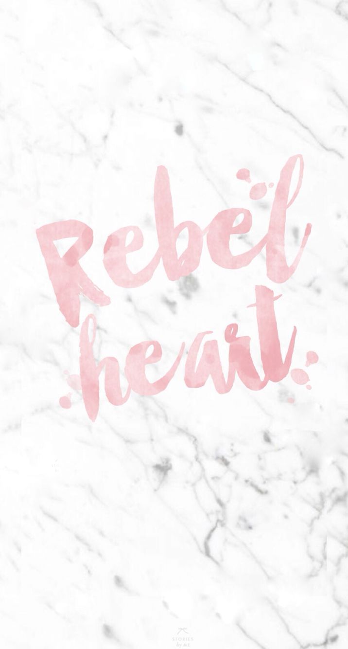 Rebel heart, Marble wallpaper