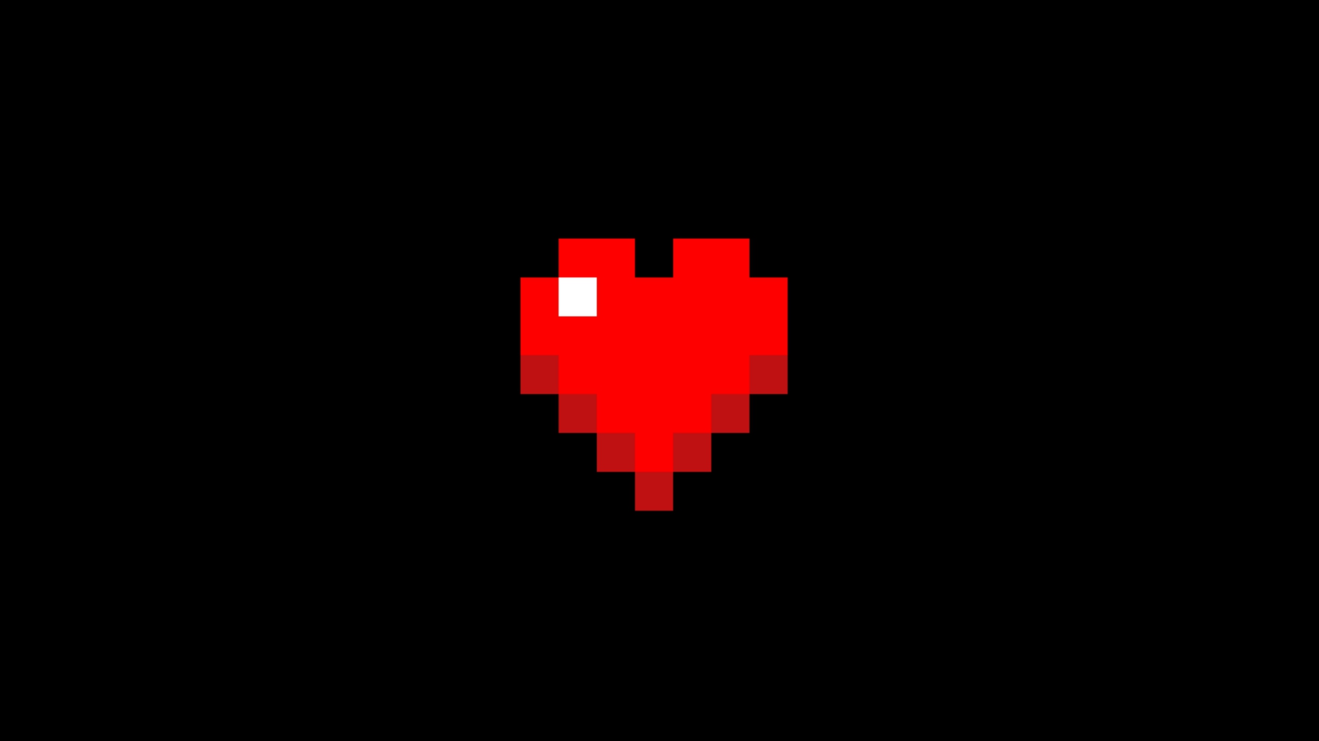 Heart 8 bit wallpaper