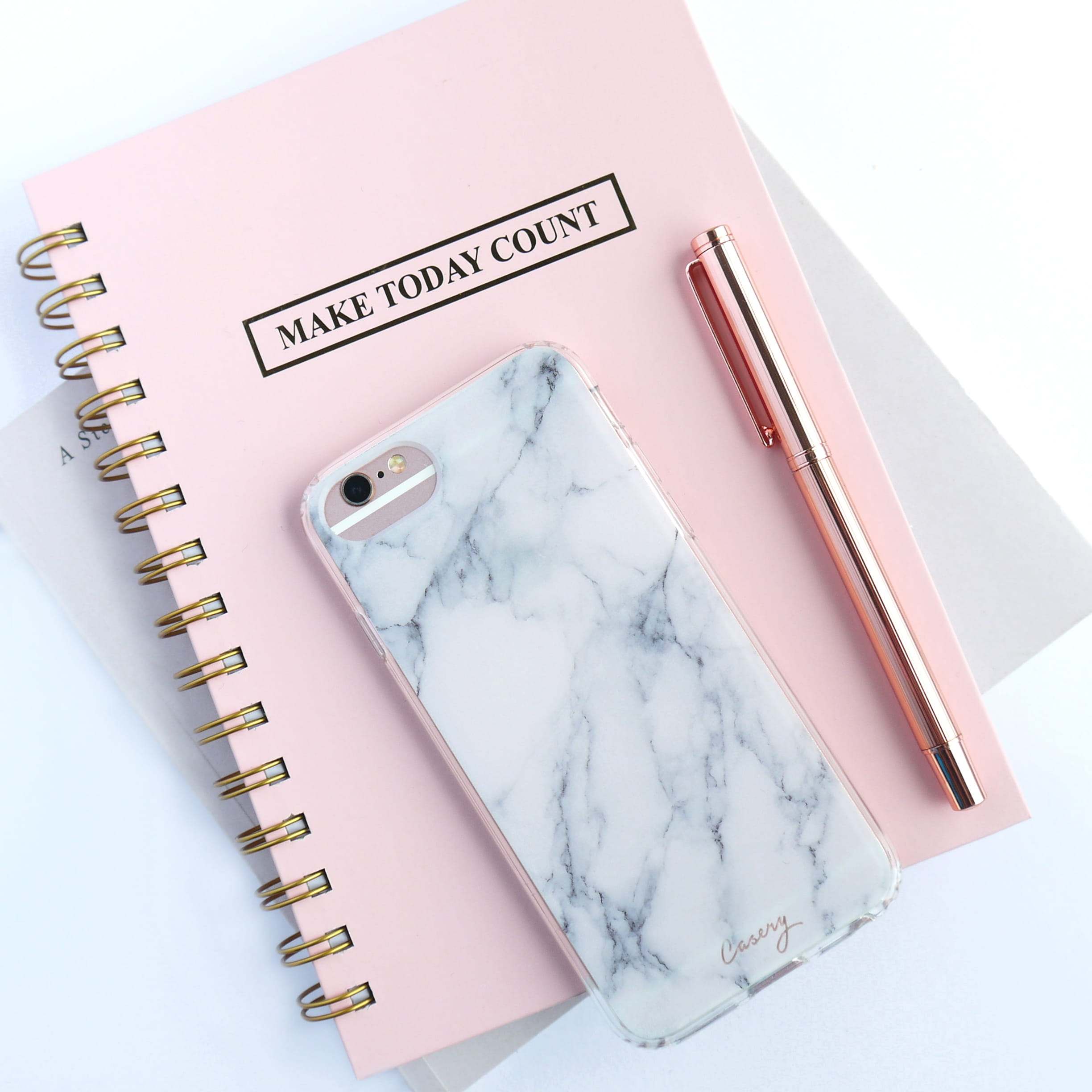 Wallpaper rose gold iPhone 6s and white and gray marble case, hertford