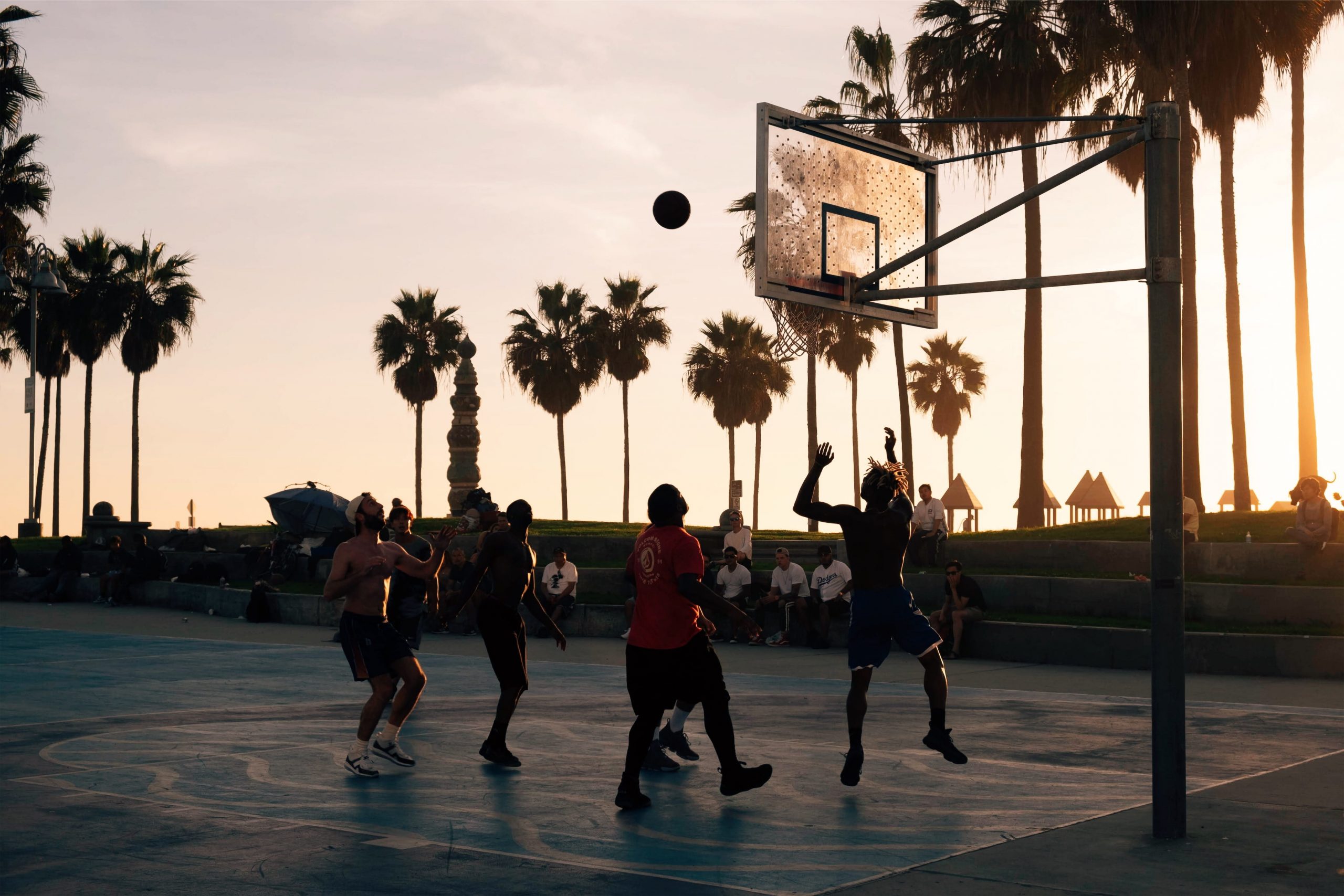 Wallpaper group of men playing basketball, sports, person, human, people