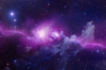 Wallpaper purple and gray nebula digital wallpaper, space, stars, space art