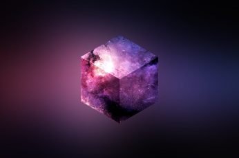 Wallpaper purple and black cube wallpaper, purple cube digital wallpaper
