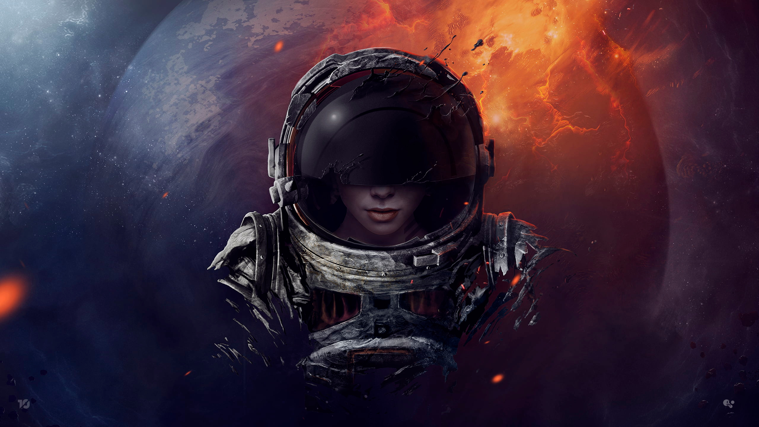 Wallpaper astronaut digital wallpaper, astronaut digital wallpaper, space