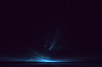 Wallpaper blue sky phenomenon digital wallpaper, dark sky with white light flares