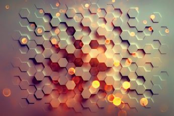 Gray and brown wallpaper, geometric graphics wallpaper, abstract