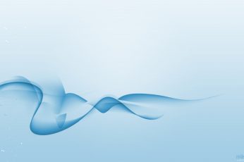 Blue wave vector art, abstract, shapes, minimalism, blue background