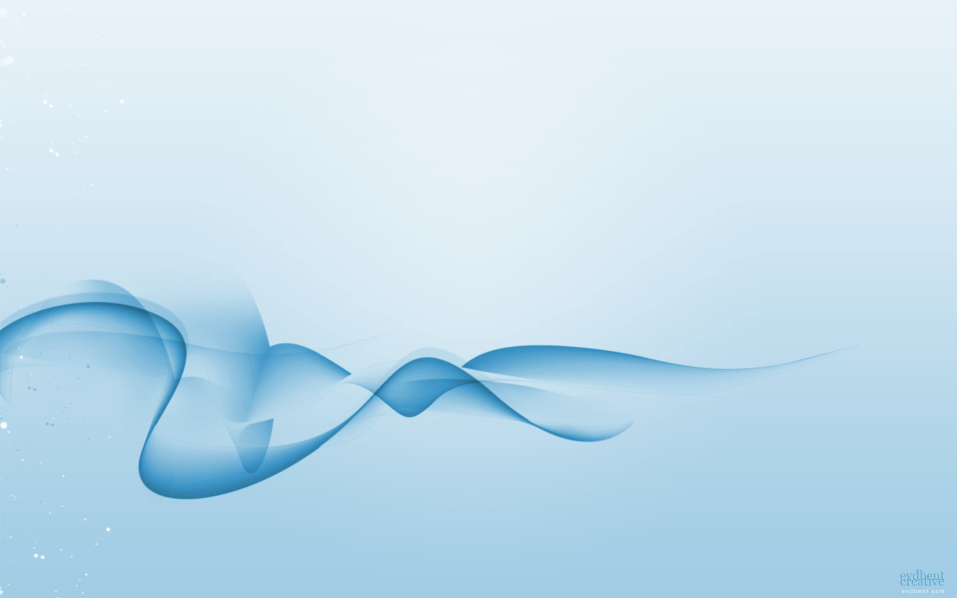 Blue wave vector art, abstract, shapes, minimalism, blue background