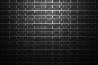 Gray and black brick wall, simple background, texture, pattern