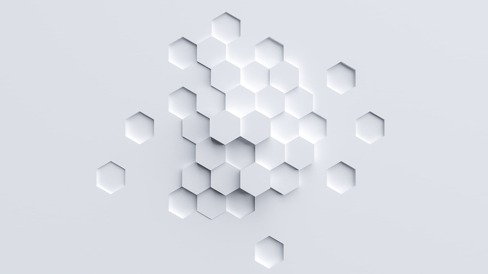 Abstract hexagon minimalism Simple Nature Water HD Art