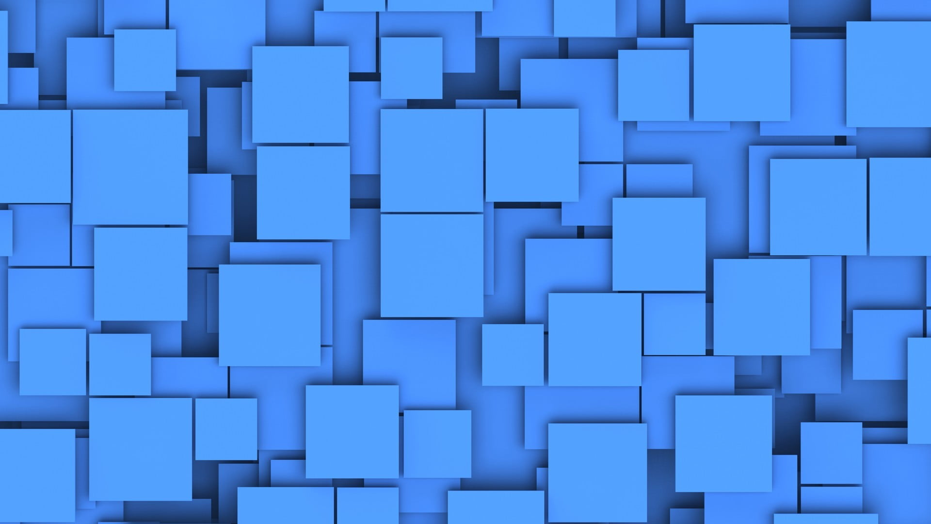 Blue wallpaper, minimalism, square, digital art, pattern, texture