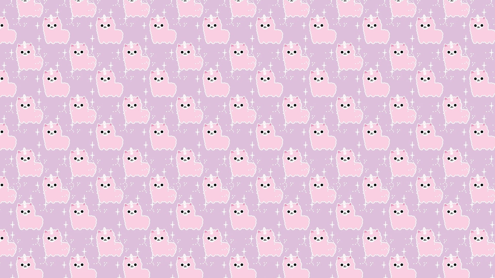 Pink cat print illustration, background, texture, art, unicorn wallpaper