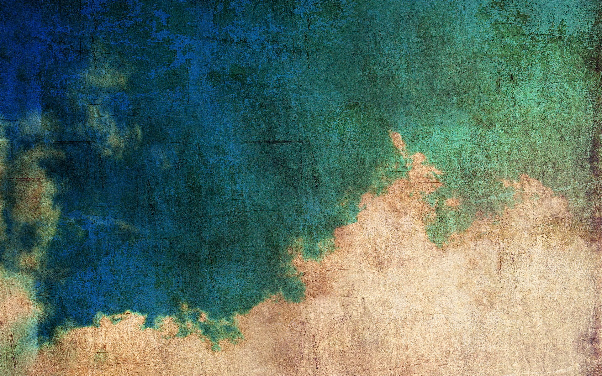 Abstract, simple, texture, vintage wallpaper, green, blue, backgrounds
