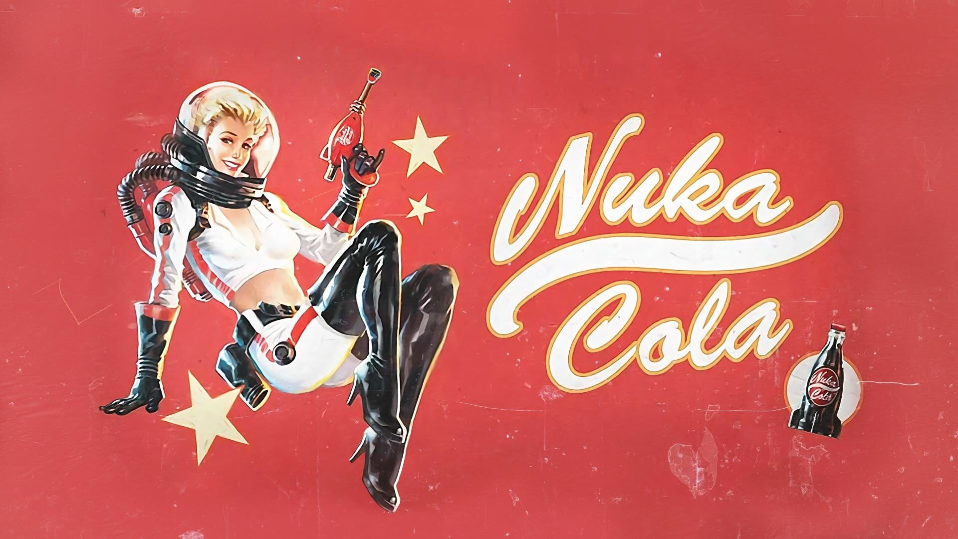 Nuka Cola, pinup models, vintage, Fallout, Fallout 4, video games wallpaper