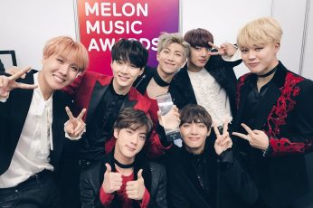 Music wallpaper, BTS, group of people, friendship, communication, smiling