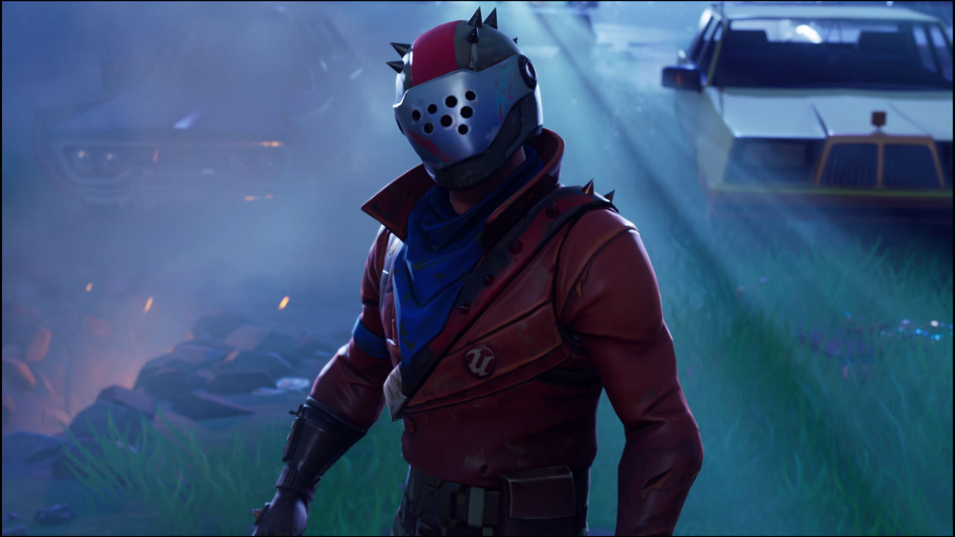 Fortnite wallpaper, Xbox One, video games, real people, one person, clothing