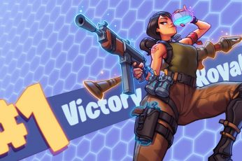 Fortnite wallpaper character illustration, Battle Royale, video games, video game characters