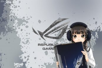 Anime Girls, ASUS ROG, Republic Of Gamers