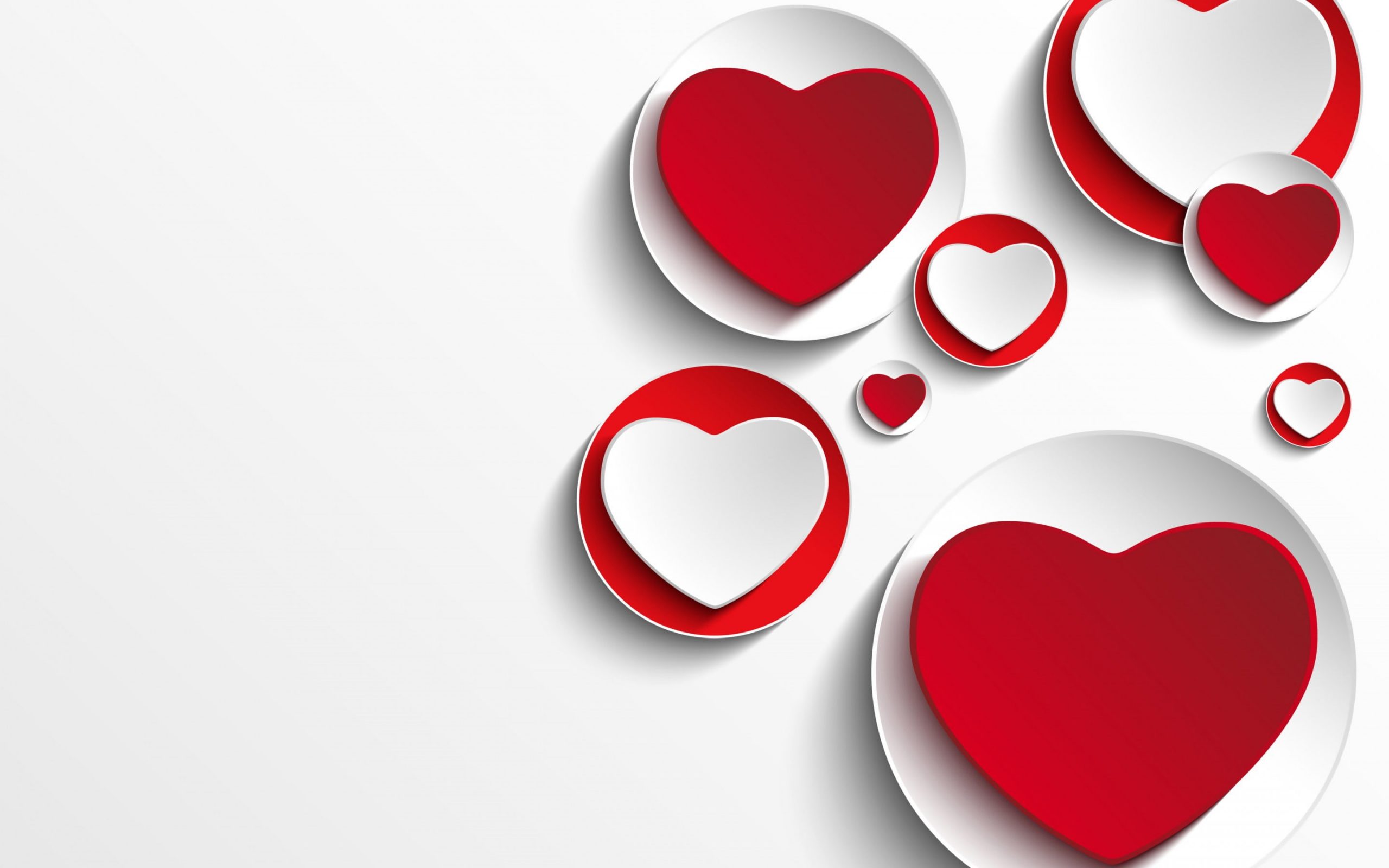 Hearts Romantic, design, valentines, Love, Wallpaper