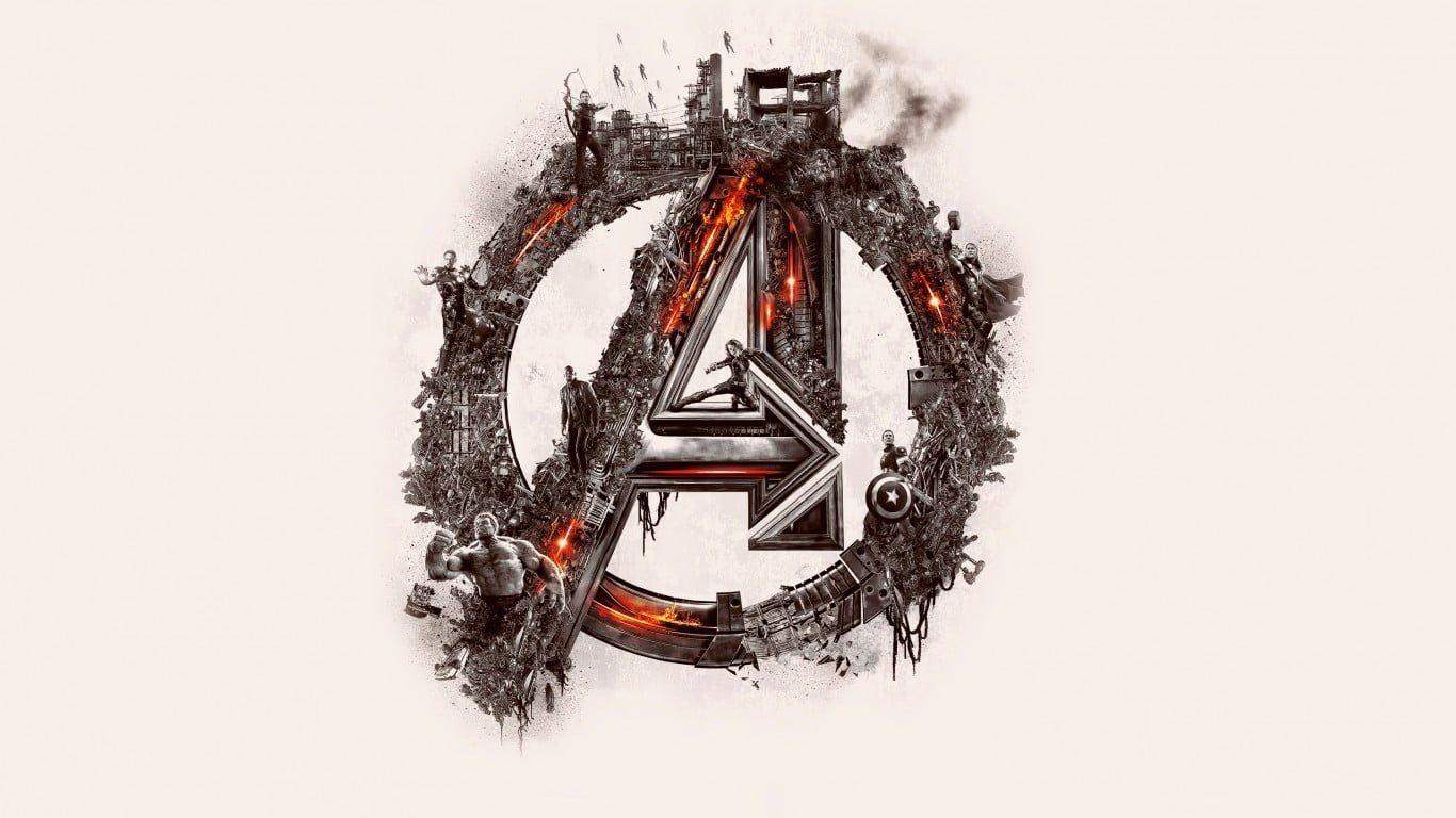 Marvel Avengers logo wallpaper, Avengers: Age of Ultron, The Avengers, Marvel Cinematic Universe