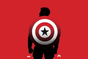 Marvel Captain America wallpaper, movies, red
