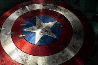 Captain America shield wallpaper, comics, Marvel Comics, shape, close-up